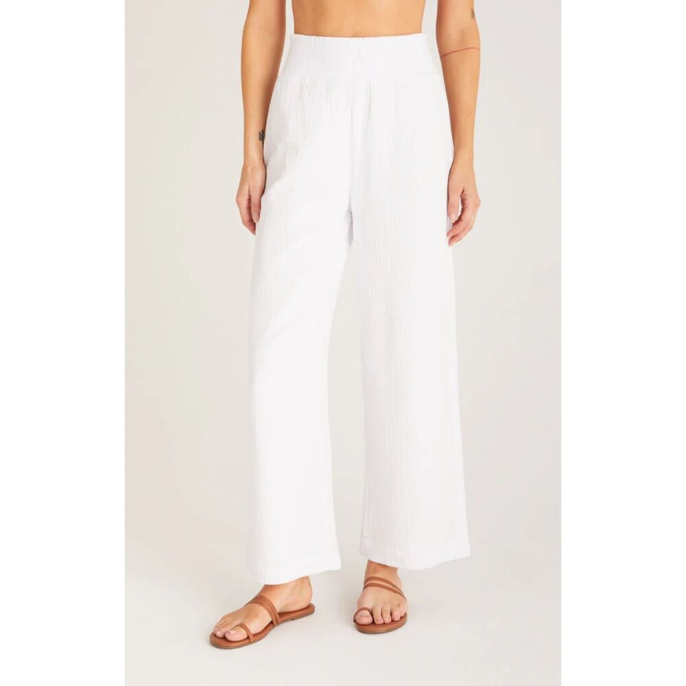 Z Supply White Wide Leg Pants